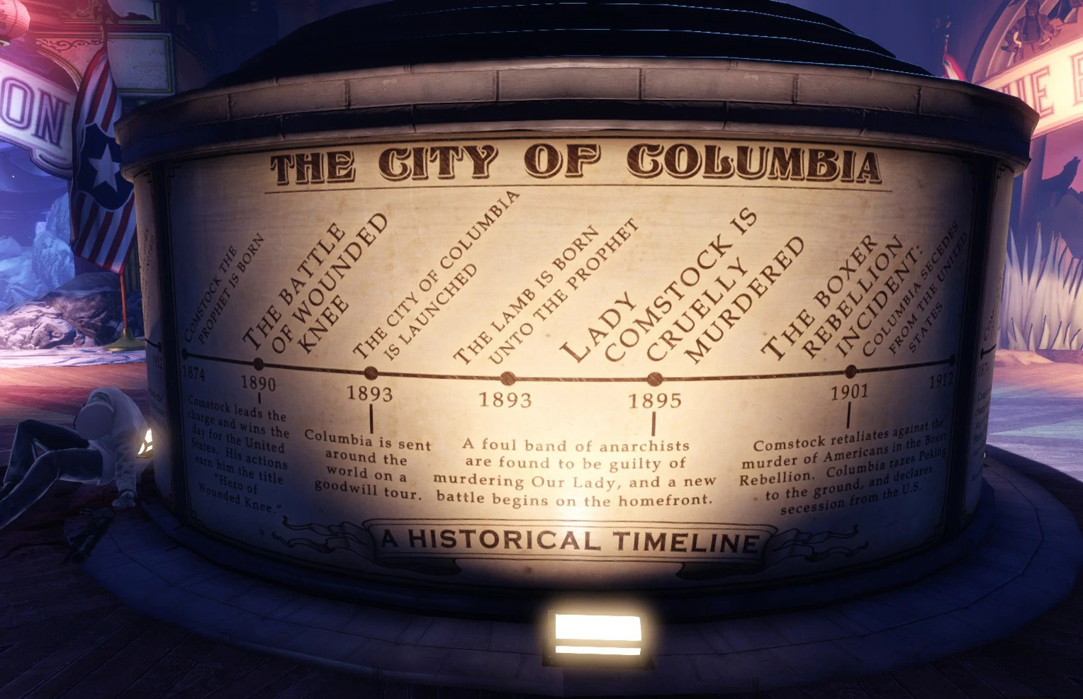 Kalendarium Columbii z BioShock Infinite